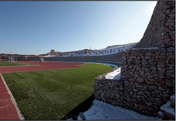 BİLECİK UNIVERSITY BOX GABION RETAINING WALL CONSTRUCTION_0