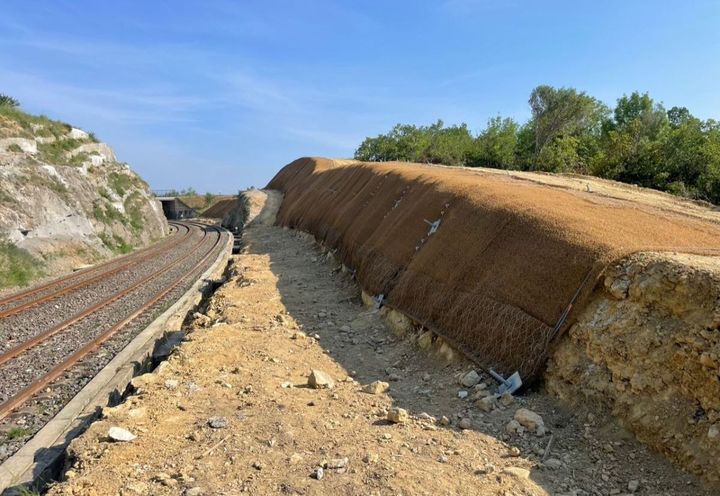 TRANCHÉE DE MONTAUD LIGNE SNCF DES CÉVENNES