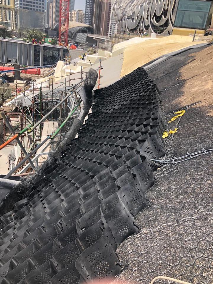 MacWeb geocells installation