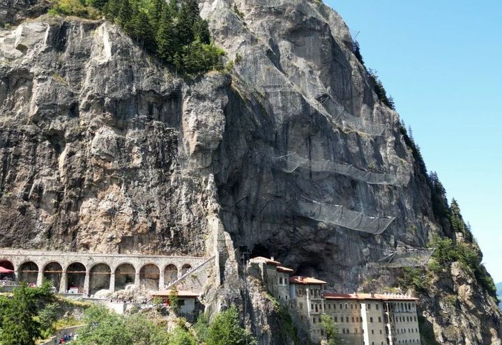 Sumela Monastery Side View