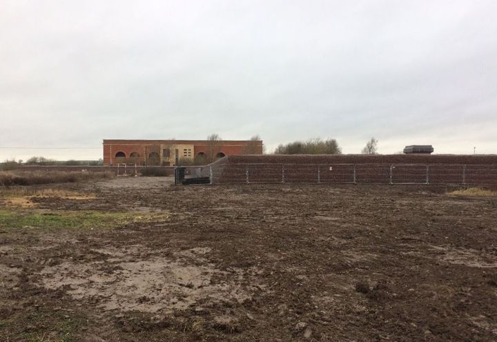 View of the external side of the completed repair works - Feb 2017