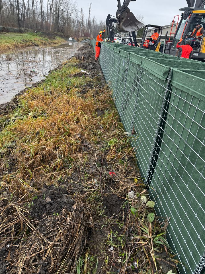 After: White River Flood Protection Barriers