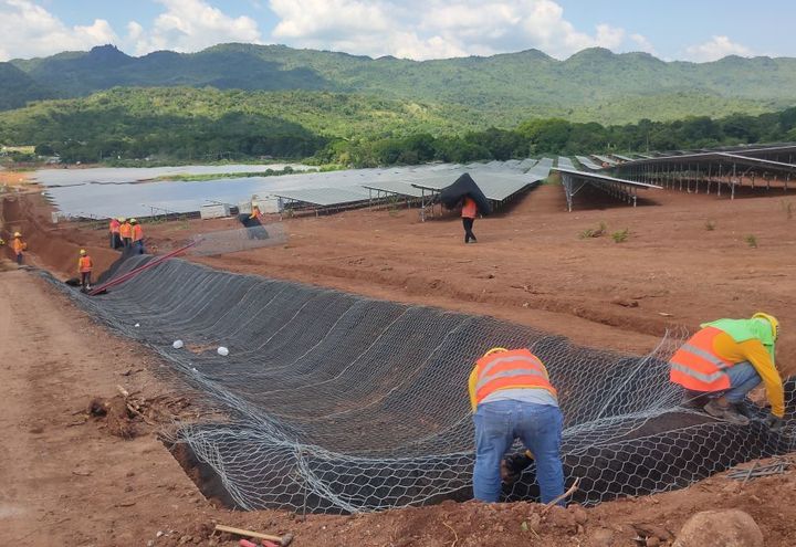115 MWAC BARAS SOLAR POWER PLANT CHANNEL LINING SOLUTION_1