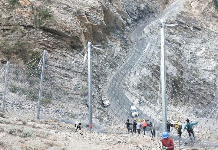 Figure-3-Installed dynamic rockfall barrier