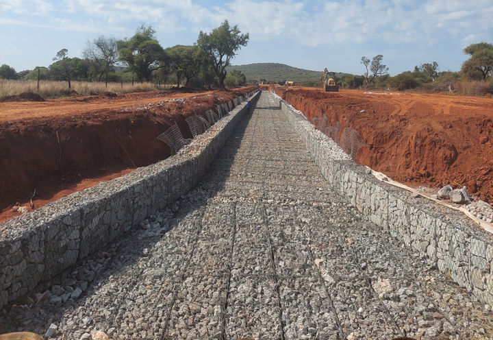 NWP-21-0047 GABION LINED CHANNEL - VREDE VILLAGE NORTH WEST