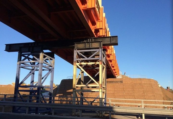 View of the completed works
