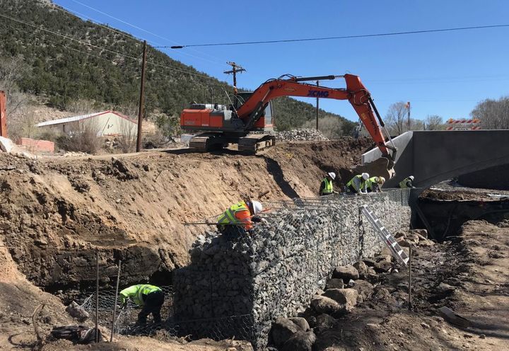CLOSE ROAD - RIO RUIDOSO CROSSING STRUCTURE