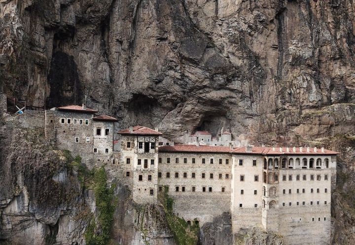 Sumela Monastery Front View Initally