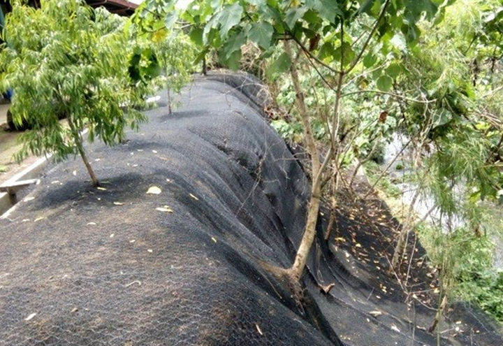 June 2016 - Complete Installation of MacMat R for Erosion Control