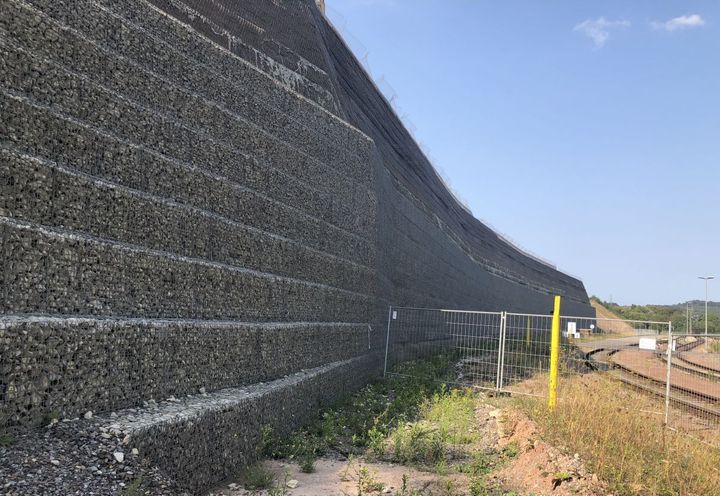 End of the construction: side view