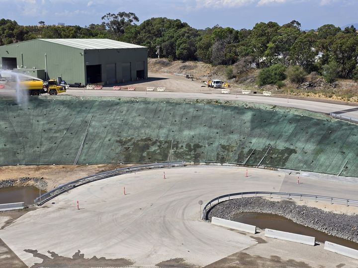 MacMat R Installation with Hydroseeding