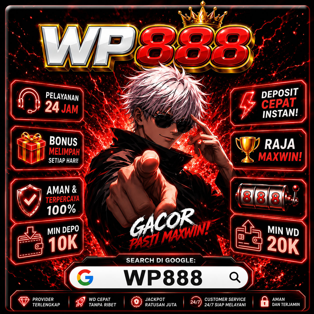 WP888: Situs Apk Slot 777 Resmi Bet 200 Perak Gacor Gampang Menang