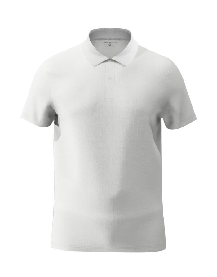 cotton unisex polo white