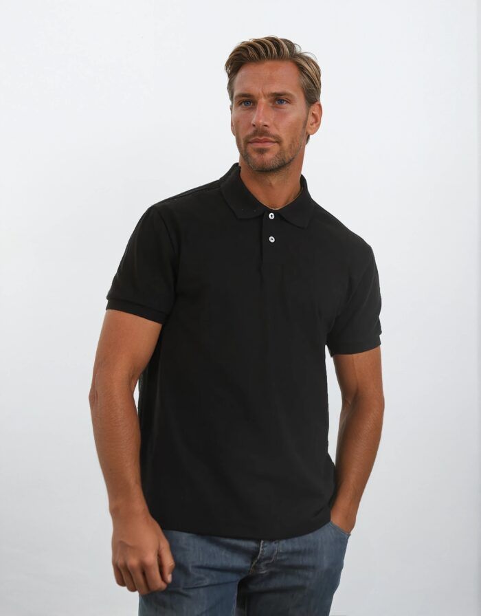 unisex poly cotton stretch polo