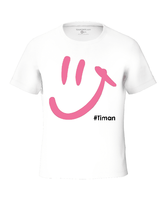 Tweens Pink Luna White T-Shirt 3D