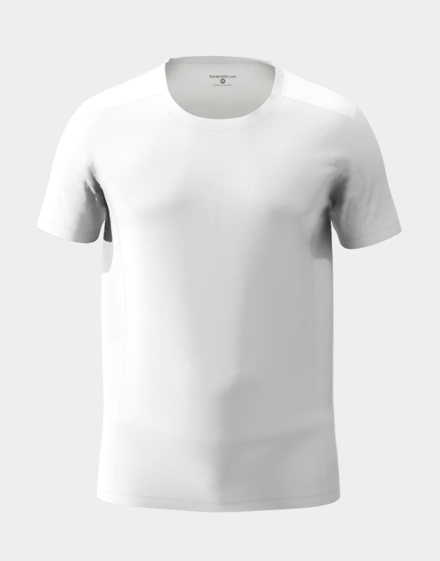 unisex performance t shirt 3d white