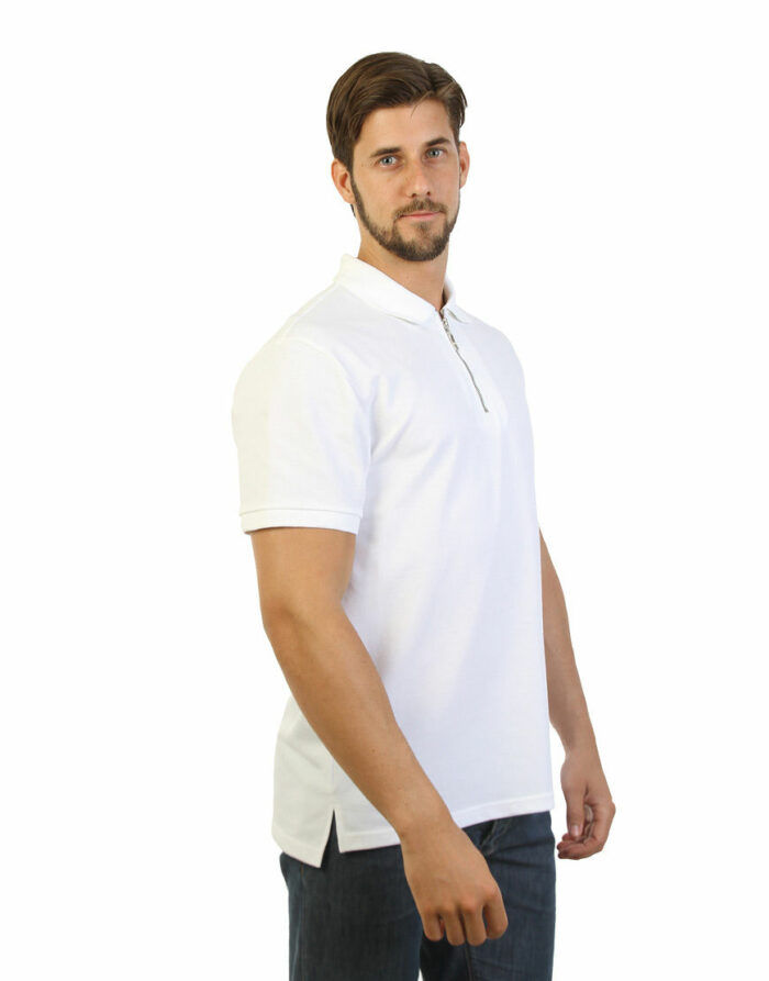 Men Polo with zipper - T-SHOP by Teamonite