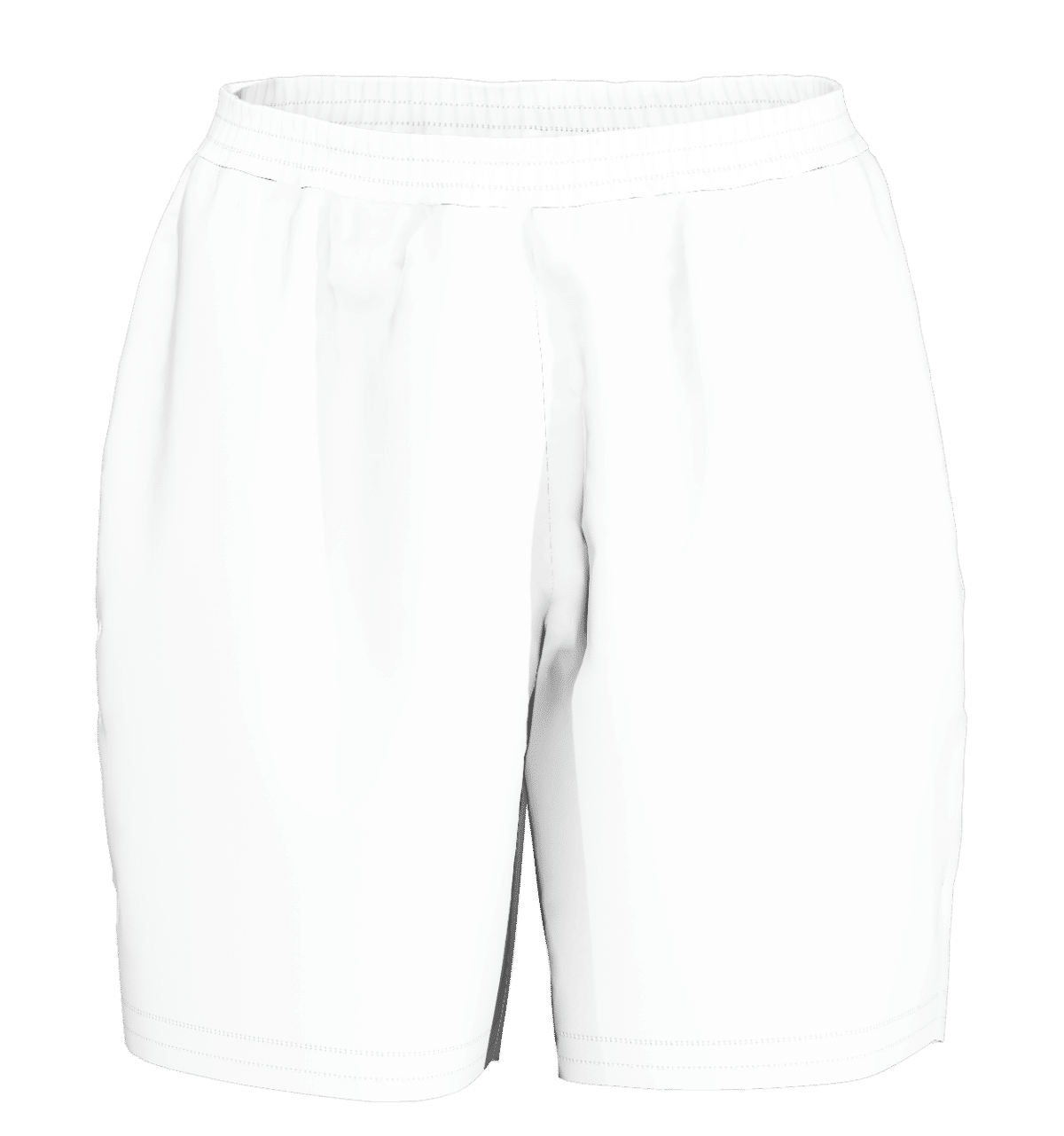 unisex sport shorts men 3d white