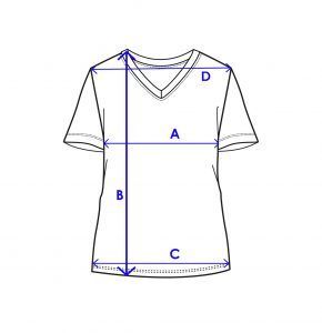 women v neck size guide