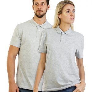 Polo Shirt Gris Chiné Mauritius