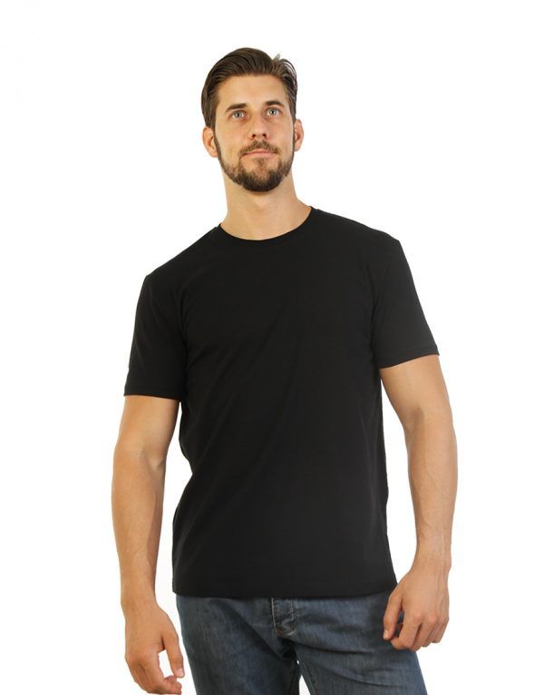 Plain Black T-shirt for Men