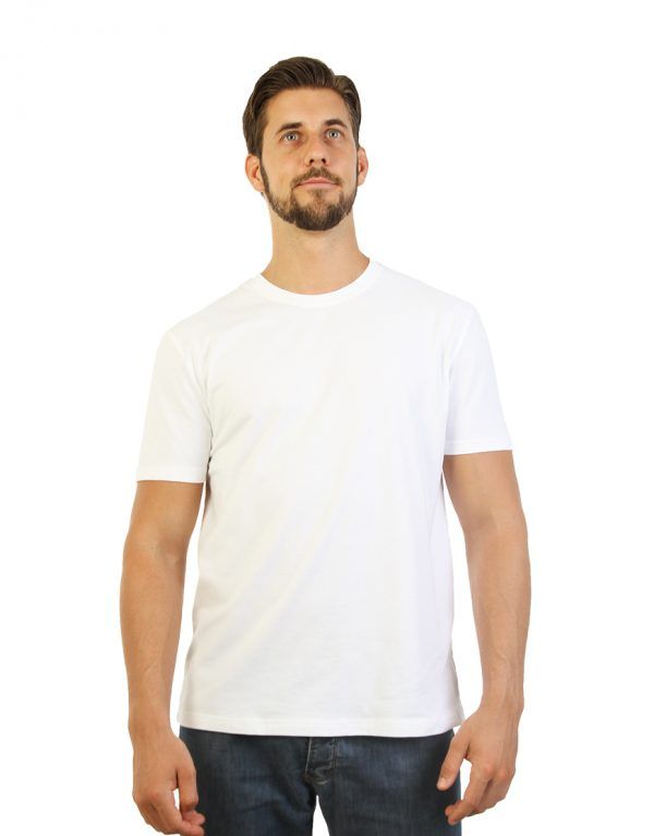 White T-shirt for men front