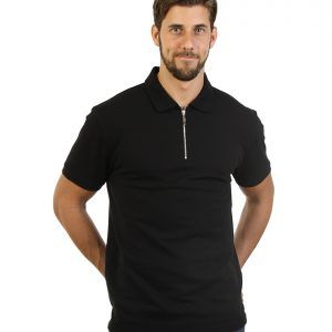 Black Golfer Polo Shirt Mauritius
