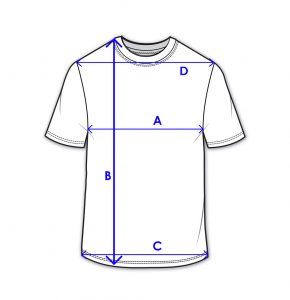 Size guide for our t-shirt & polos - Teamonite Mauritius