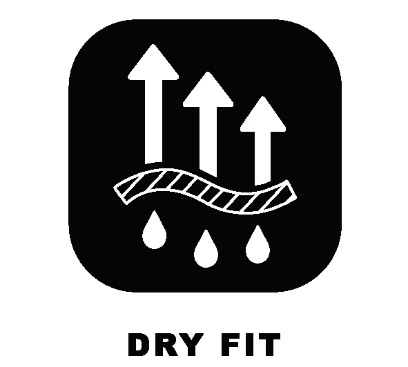 dry fit clothing technology icon