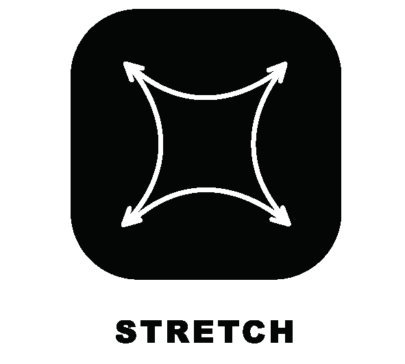 stretch fabric icon