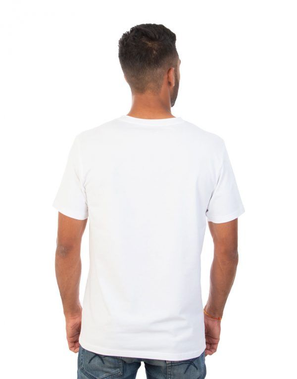 Plain white t-shirt for men