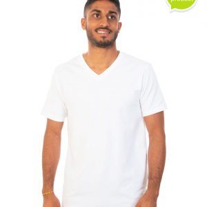 Men white T-shirt white