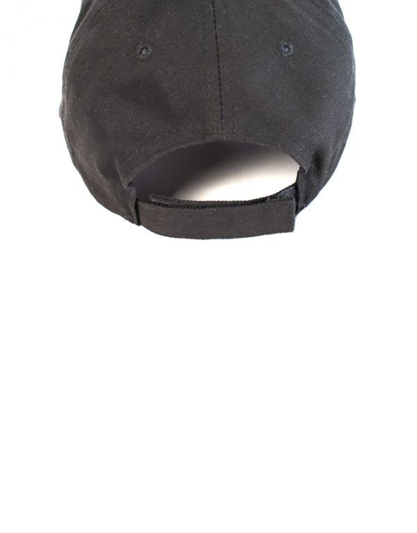 Black custom cap