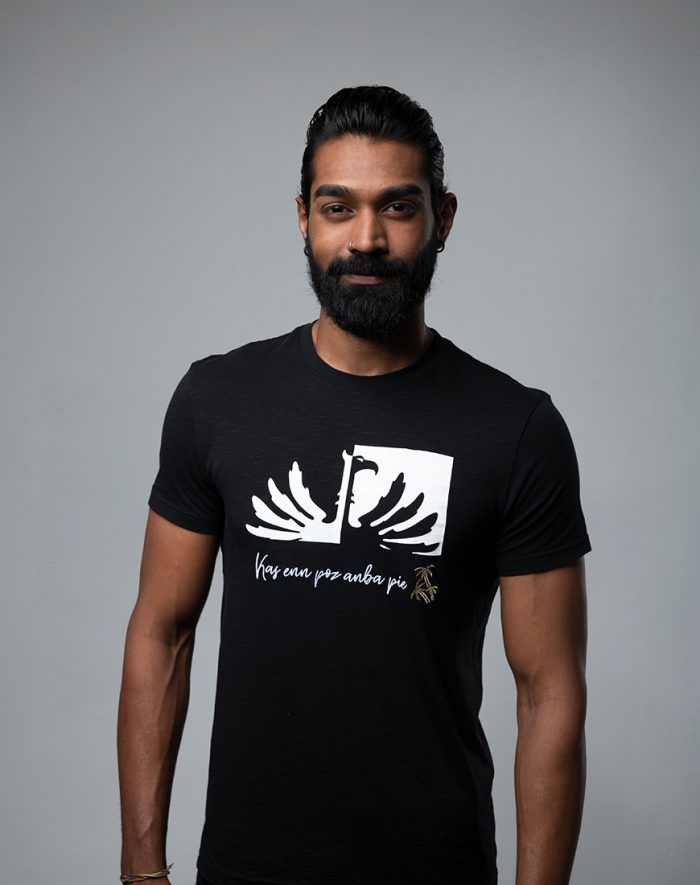 Kas enn poz anba pie - Men fashion t-shirt Mauritius