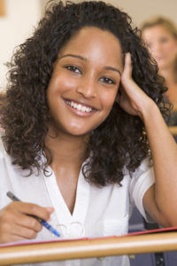 happy student