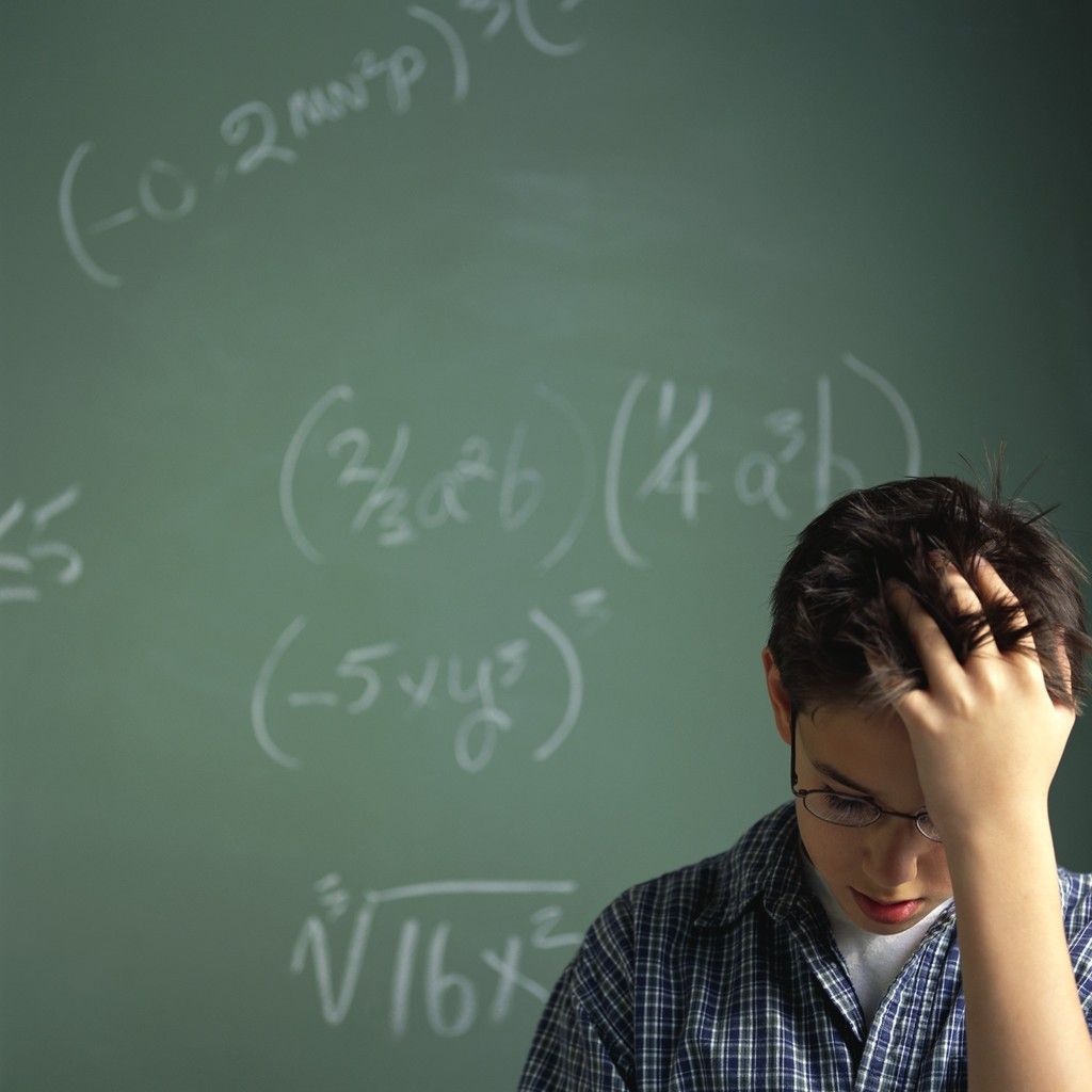 Frustrated Student Boy