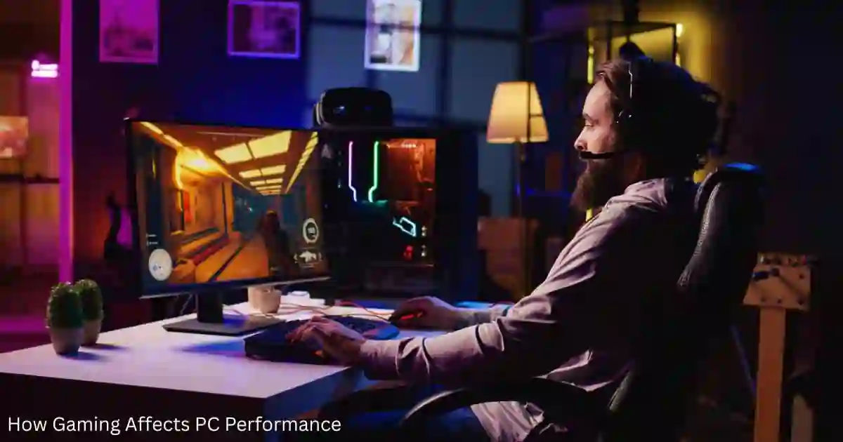 Gaming affects PC performance and hardware lifespan with CPU, GPU, memory, and cooling impact