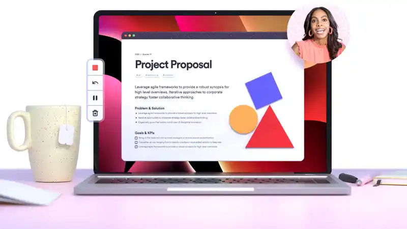 loom screen recorder quick sharing interface example