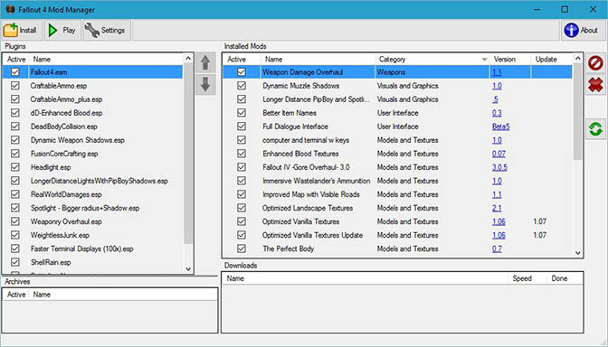 how to activate mods in fallout 4