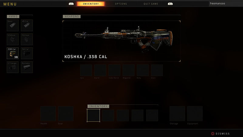 Call of Duty Blackout - Koshka sniper rifle