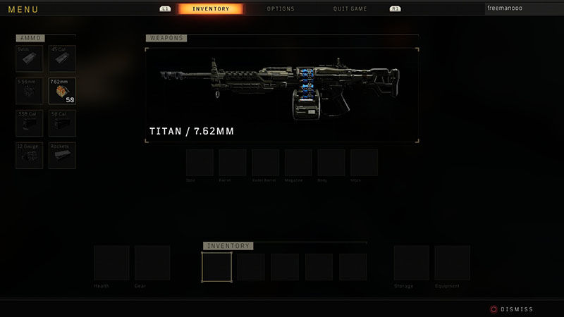 Call of Duty Blackout Titan LMG