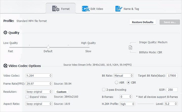 convert VVC to HEVC in VideoProc