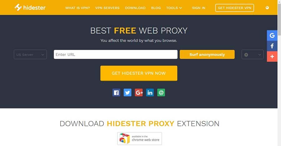 Hidester proxy