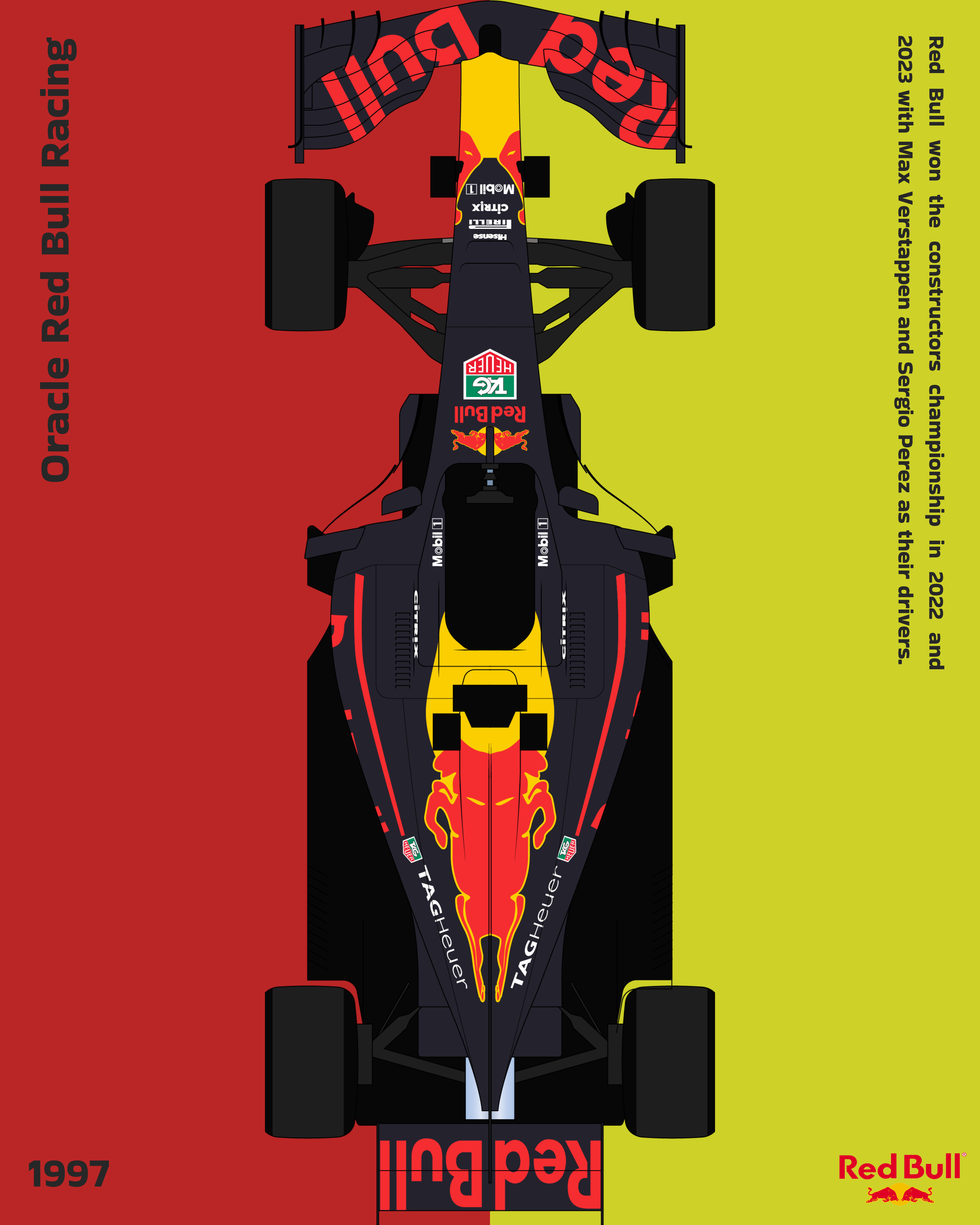 RedBull F1 poster