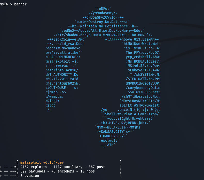 Security tooling screenshot