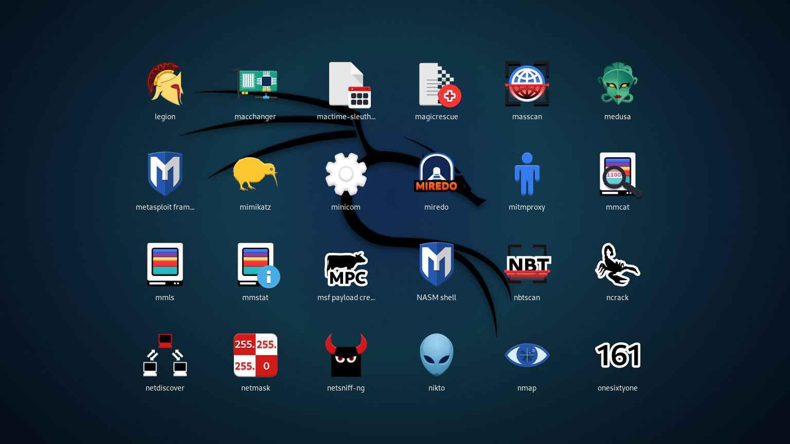 Security tooling screenshot