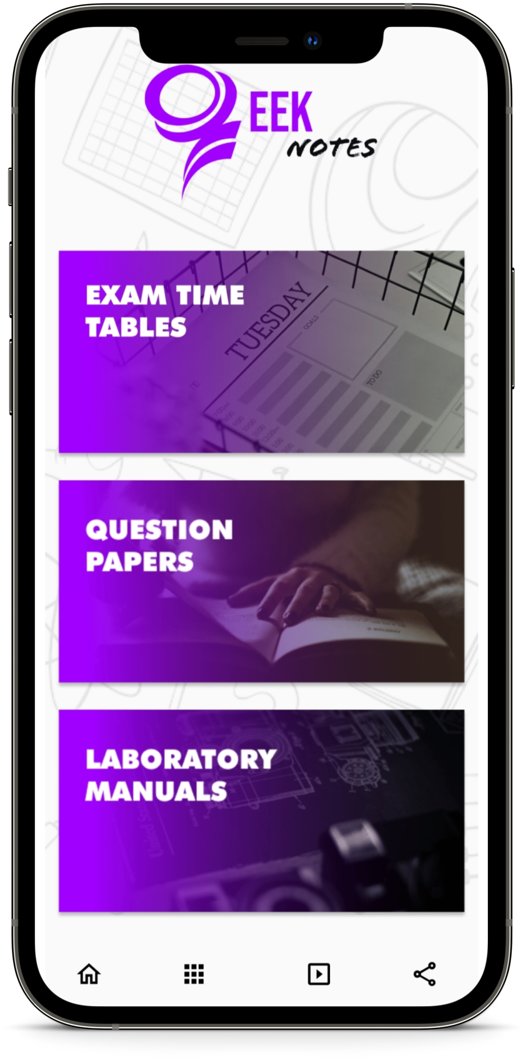 Geek Notes screen 2