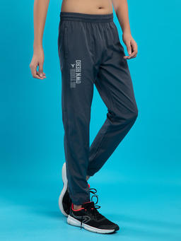 Boys Printed Slim Fit Joggers with TECHNO GUARD in Carbon Grey - 5