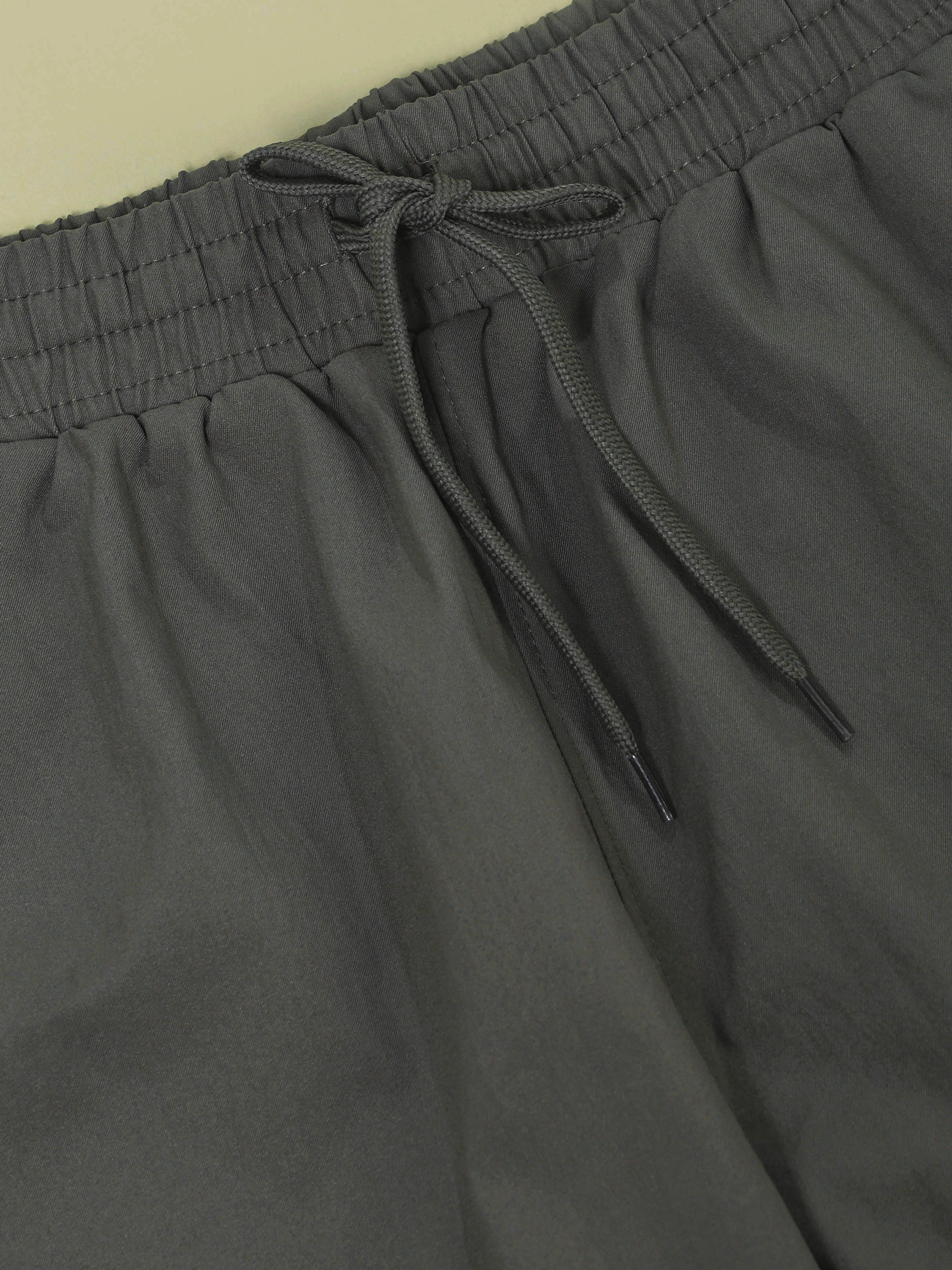 Men Solid Slim Fit Shorts with TS FLEXI in Beetle - 7