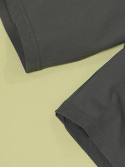 Men Solid Slim Fit Shorts with TS FLEXI in Beetle - 9